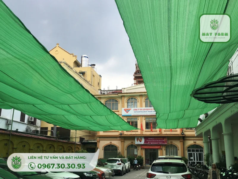 Ứng dụng của lưới che nắng Thái Lan khổ 4m