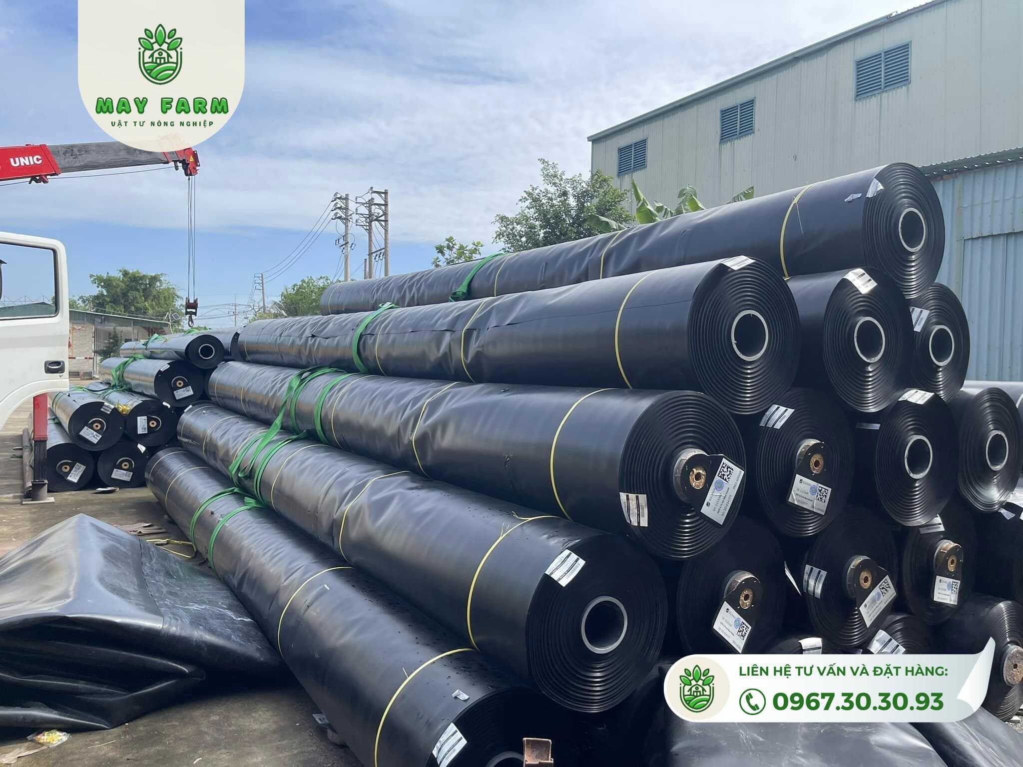Bạt chống thấm HDPE, lót ao hồ, bể biogas