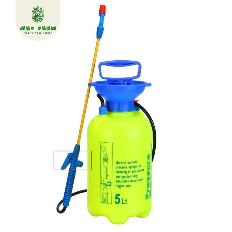 Bình phun thuốc sâu KXF-P5B  Khóa van an toàn