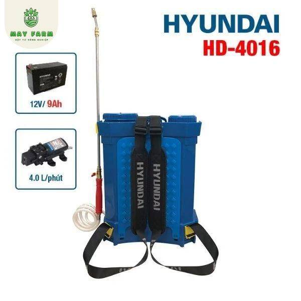 Cần phun dài của bình xịt điện hyundai hd - 4016 chắc chắn và bền bỉ