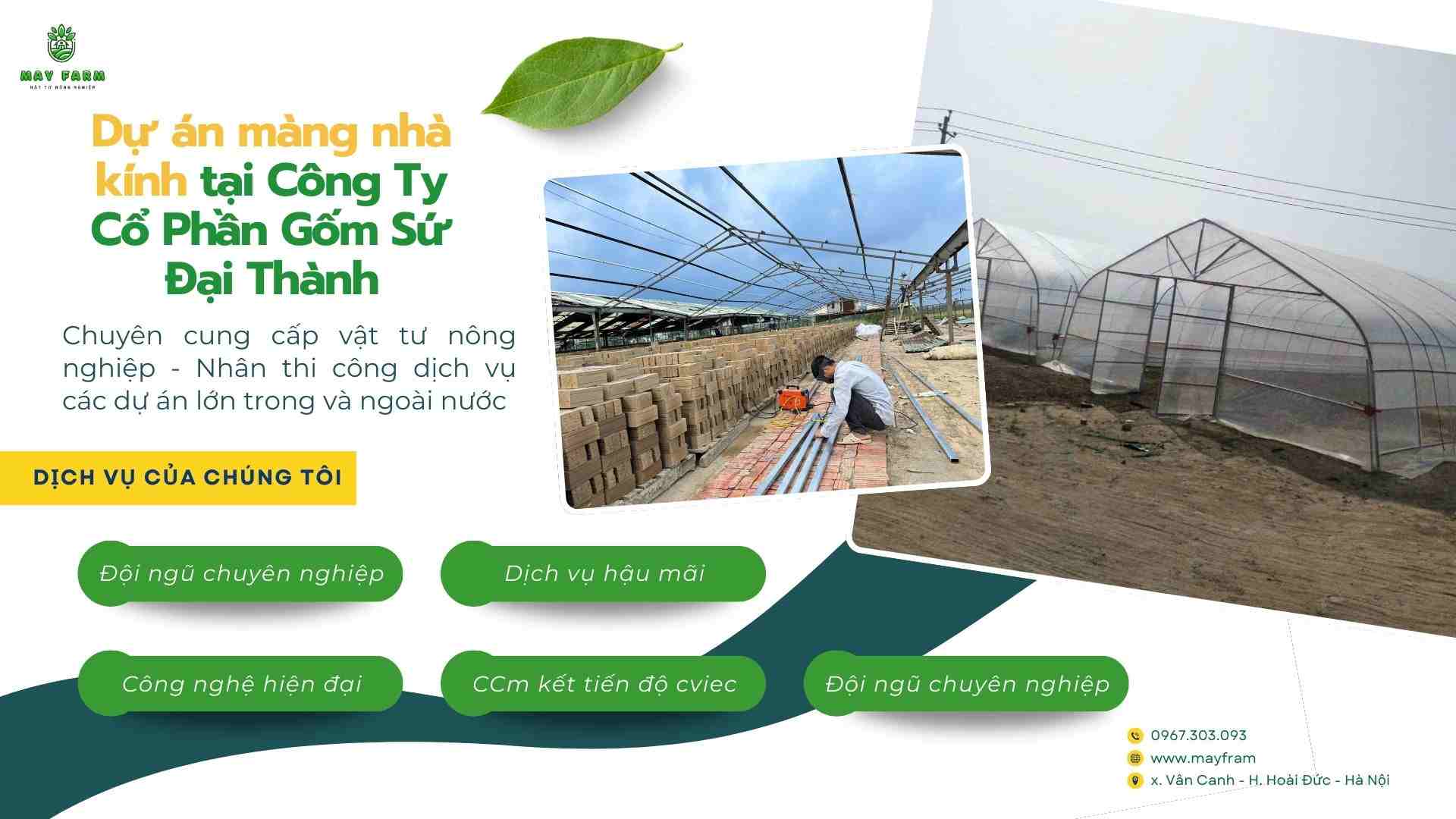 Dự án nhà kính 12.000 m2